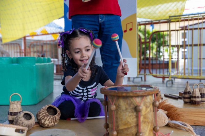 Infantil do Vieira tem Tarde Brincante em ação voltada para acolhimento às crianças de 2 a 5 anos  