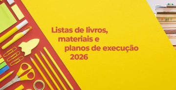 Listas de livros, materiais e planos de execução 2026