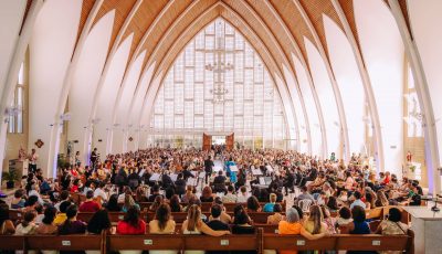 Osba abre série de apresentações 2026 no Santuário Nossa Senhora de Fátima, no Vieira