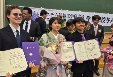 Ex-aluno do Vieira, engenheiro e pesquisador Pedro Valois torna-se PhD no Japão