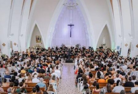 Osba realiza concerto gratuito no Santuário Nossa Senhora de Fátima neste domingo
