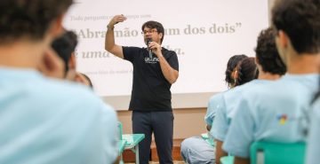 JIP: Guilherme Bellintani e Flávia Silva abordam carreira, desafios e conquistas em palestras no Vieira
