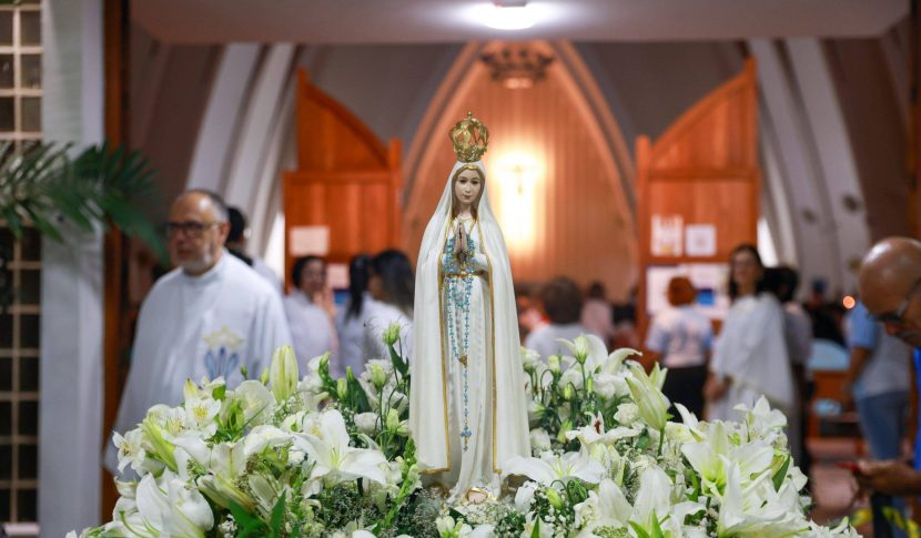 Missa especial no Santuário Nossa Senhora de Fátima encerra neste domingo (31) programação da Coroação de Maria