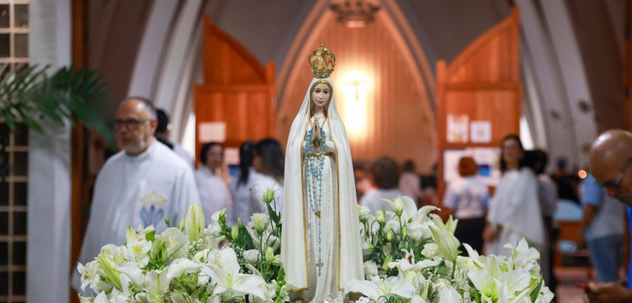 Missa especial no Santuário Nossa Senhora de Fátima encerra neste domingo (31) programação da Coroação de Maria