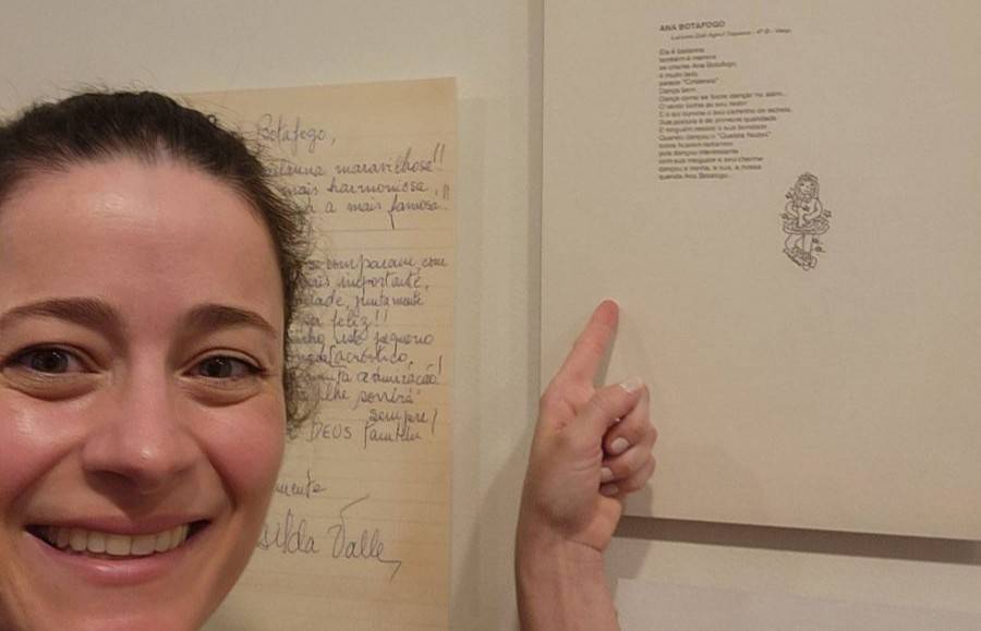 Poema escrito por ex-aluna é destaque em mostra em São Paulo que homenageia a bailarina Ana Botafogo  