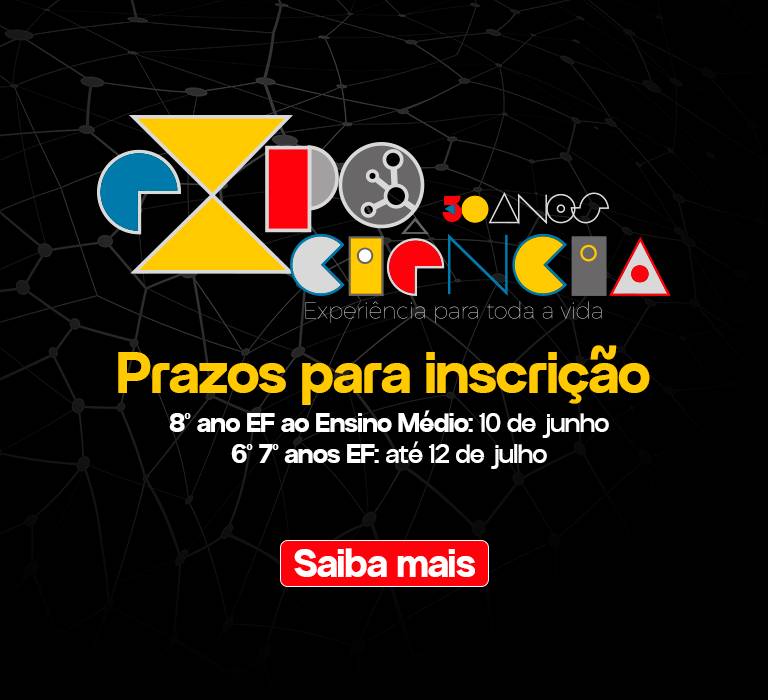 INSCRIÇÕES EXPOCIÊNCIA