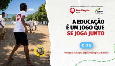 Fé e Alegria lança campanha 'Um Gol pela Educação'