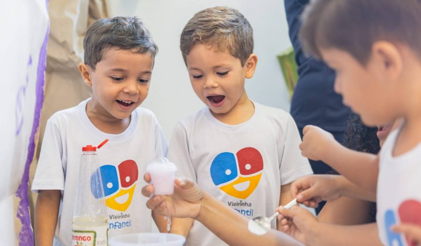 EDUCAÇÃO INFANTIL - Projetos pedagógicos do Vieira consolidam potência das aprendizagens na infância