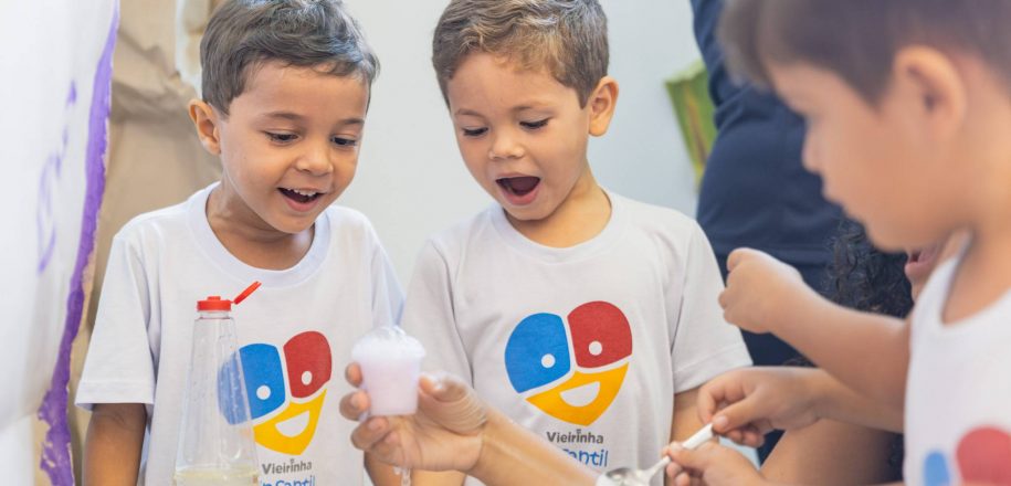 EDUCAÇÃO INFANTIL – Projetos pedagógicos do Vieira consolidam potência das aprendizagens na infância