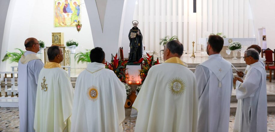 DIA DE SANTO INÁCIO – Missa festiva, contação de história, oração nos setores e com estudantes marcam celebrações no Vieira