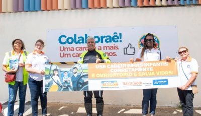 TRÂNSITO – Transalvador realiza ações educativas no Vieira na Operação Volta às Aulas