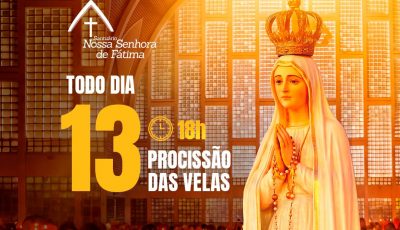 Santuário Nossa Senhora Fátima, em Salvador, dá início nesta quinta ao rito da Procissão das Velas, a ser realizado em todo dia 13