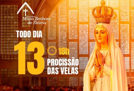 Santuário Nossa Senhora Fátima, em Salvador, dá início nesta quinta ao rito da Procissão das Velas, a ser realizado em todo dia 13