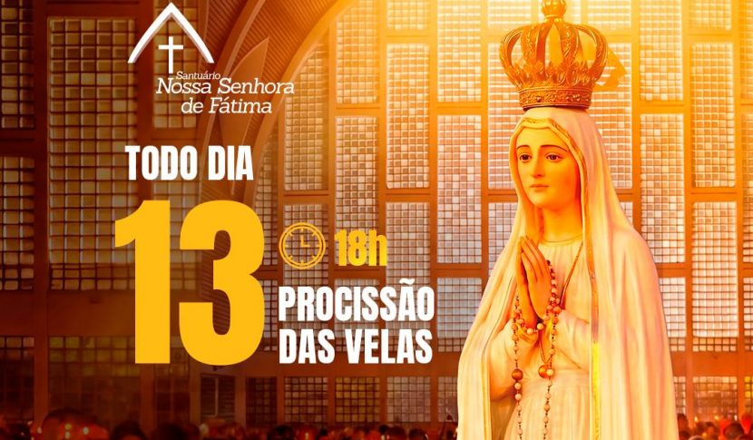 Santuário Nossa Senhora Fátima, em Salvador, dá início nesta quinta ao rito da Procissão das Velas, a ser realizado em todo dia 13