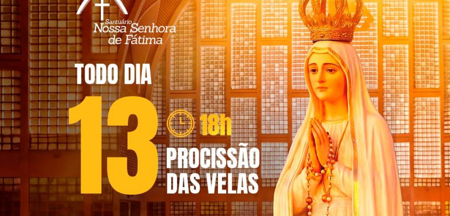 Santuário Nossa Senhora Fátima, em Salvador, dá início nesta quinta ao rito da Procissão das Velas, a ser realizado em todo dia 13