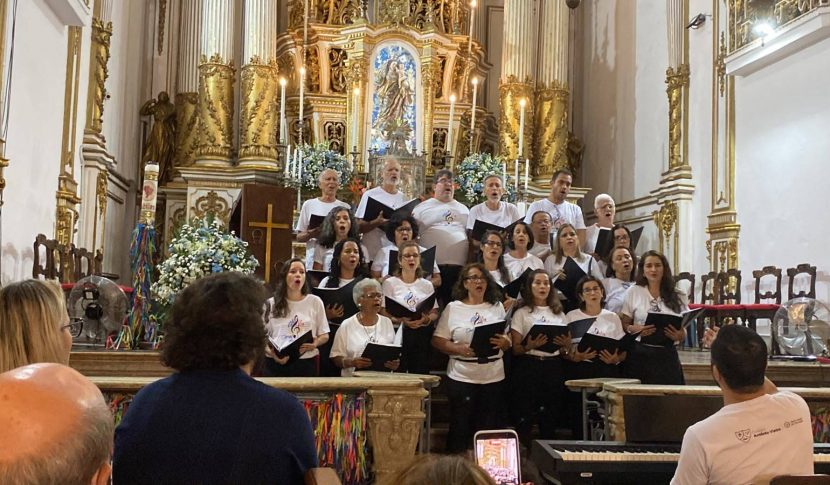 Coral de Adultos do Vieira participa do III Festival Internacional de Corais em Salvador