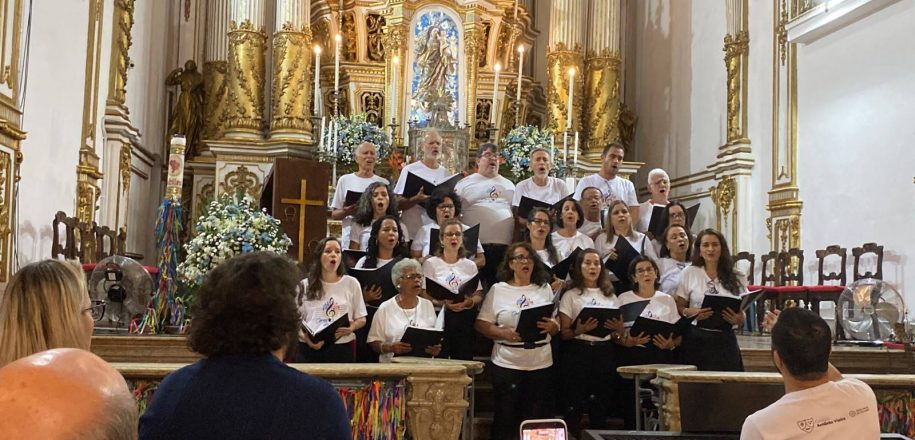 Coral de Adultos do Vieira participa do III Festival Internacional de Corais em Salvador