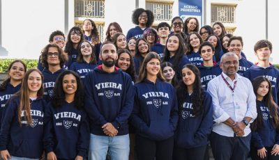 Mais de 30 estudantes do Vieira participam em São Paulo da Final da Olimpíada Nacional de História