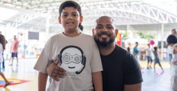 'VEM BRINCAR, PAI' – Vieira faz homenagem especial em evento comemorativo do Dia dos Pais