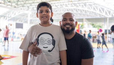 'VEM BRINCAR, PAI' – Vieira faz homenagem especial em evento comemorativo do Dia dos Pais