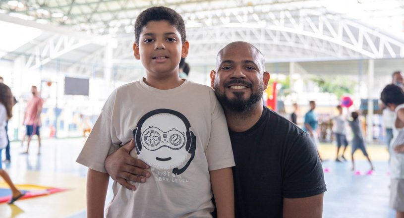 ‘VEM BRINCAR, PAI’ – Vieira faz homenagem especial em evento comemorativo do Dia dos Pais