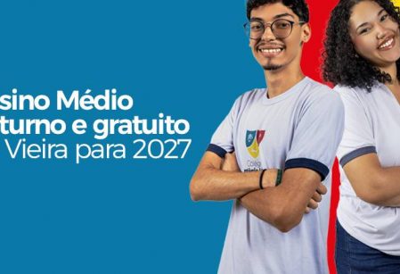 Colégio Antônio Vieira oferece 40 bolsas de estudo 100% gratuitas para Ensino Médio Noturno em 2027