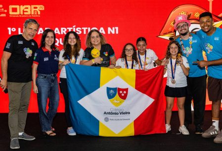 Estudantes do Vieira são premiados na Olimpíada Brasileira de Robótica