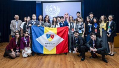 ONU Intercolegial, no Ceará, promove debates com estudantes de diversos estados sobre temas globais. Evento contou com delegação do Vieira