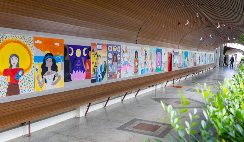 'Sagrado Feminino nas Religiões' ganha expressão em mostra artística de estudantes do Vieira