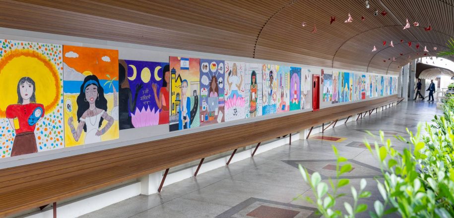 ‘Sagrado Feminino nas Religiões’ ganha expressão em mostra artística de estudantes do Vieira