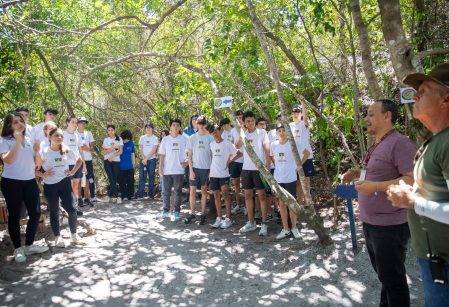 CIDADANIA AMBIENTAL – Estudantes do Vieira têm aula de campo no Parque das Dunas  