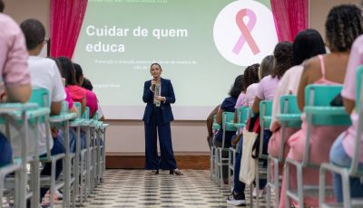 Palestra e Pink Day marcam Outubro Rosa no Vieira 