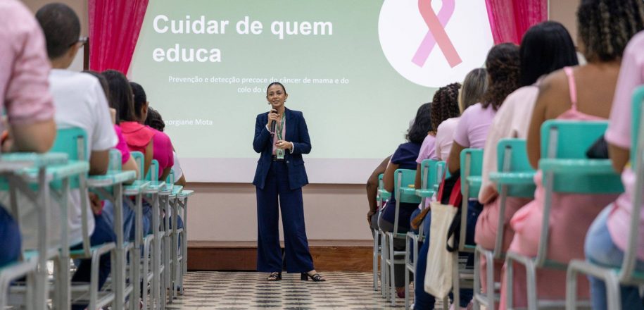 Palestra e Pink Day marcam Outubro Rosa no Vieira 